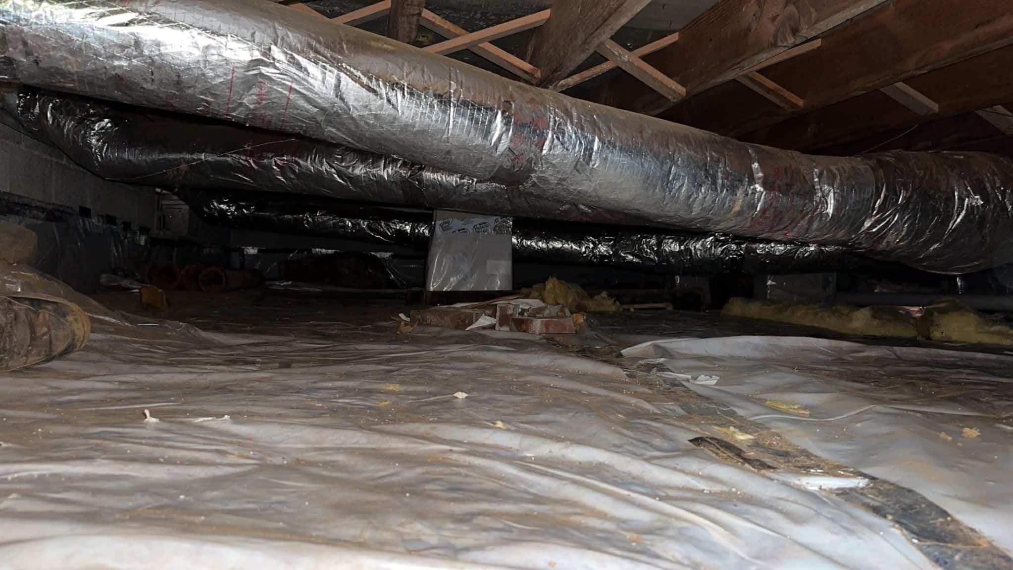 Crawlspace Duct Routing