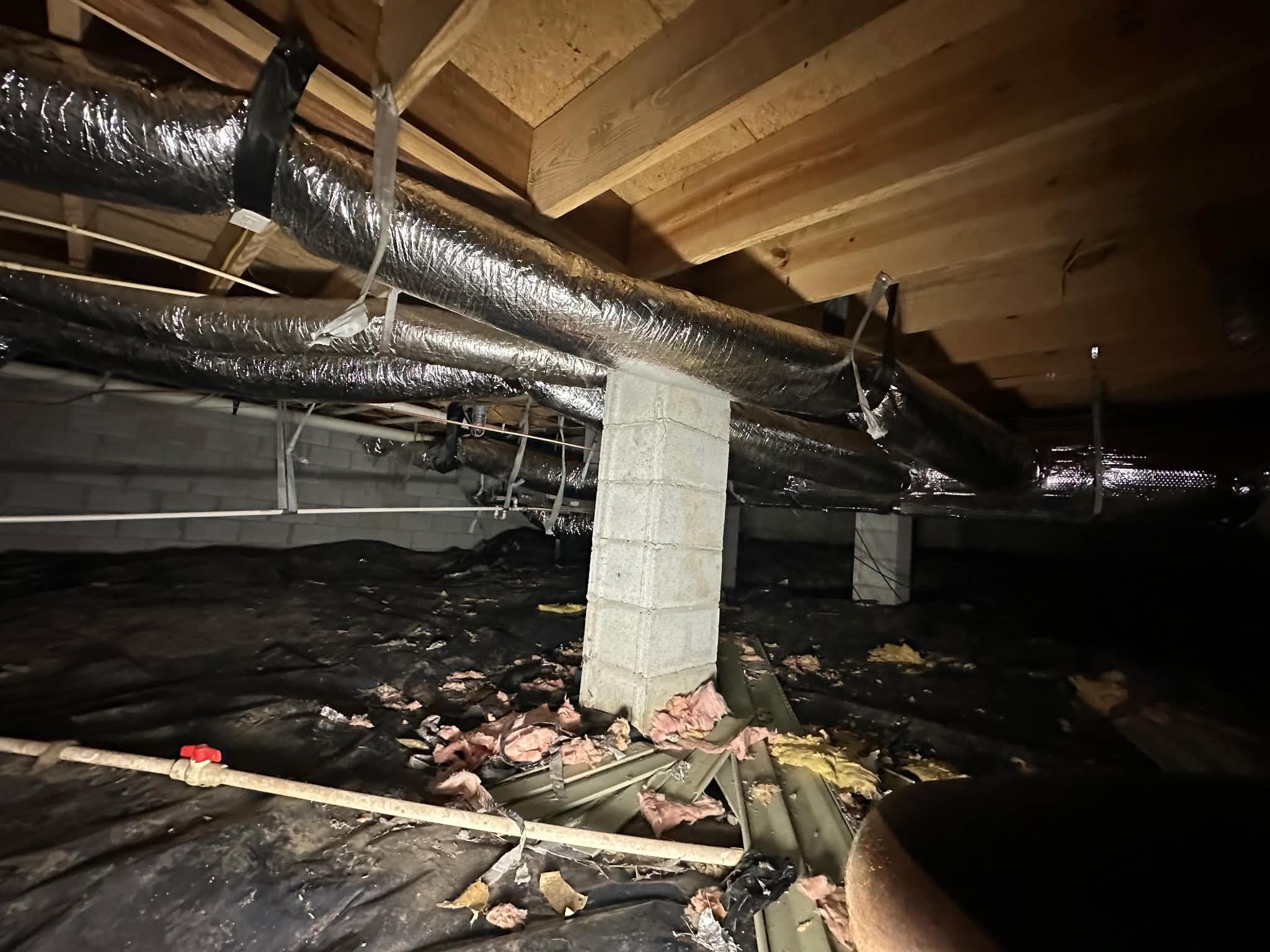 Crawlspace Duct & Plenum