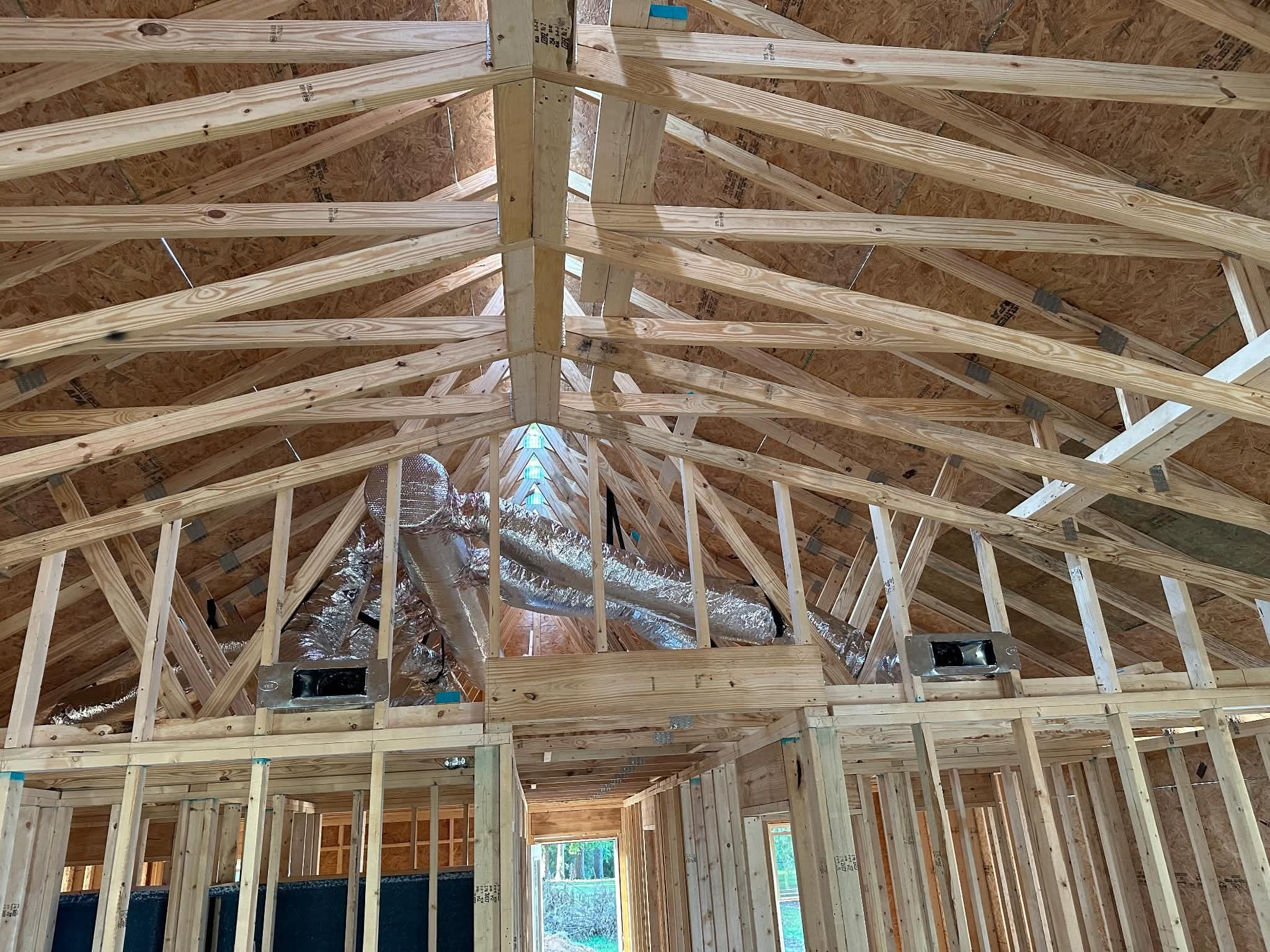 New Construction — Attic Ductwork
